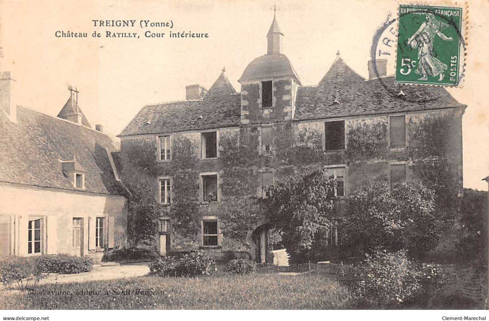 TREIGNY - Château De Ratilly - Cour Intérieure - Très Bon état - Treigny