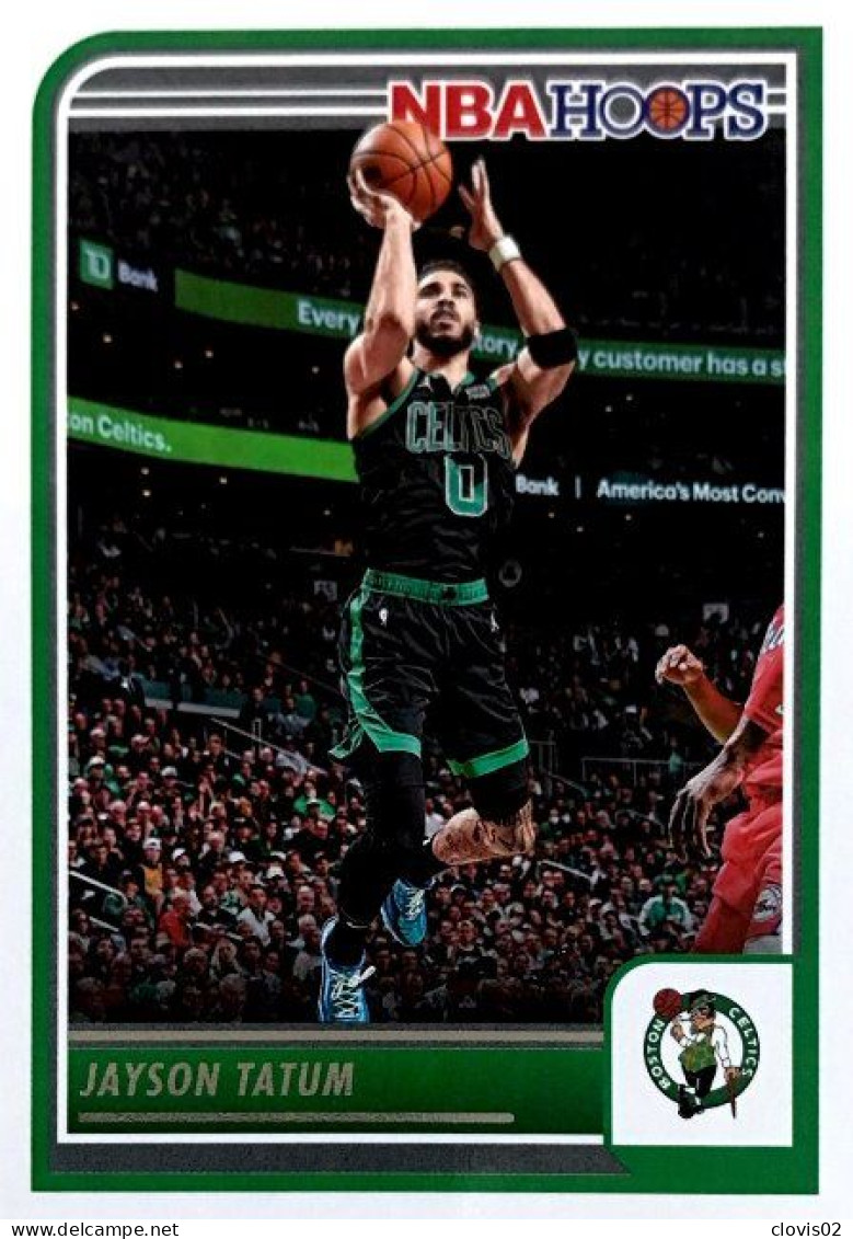 183 Jayson Tatum - Boston Celtics - Carte Panini 2023-2024 NBA Hoops Base Cards - Other & Unclassified