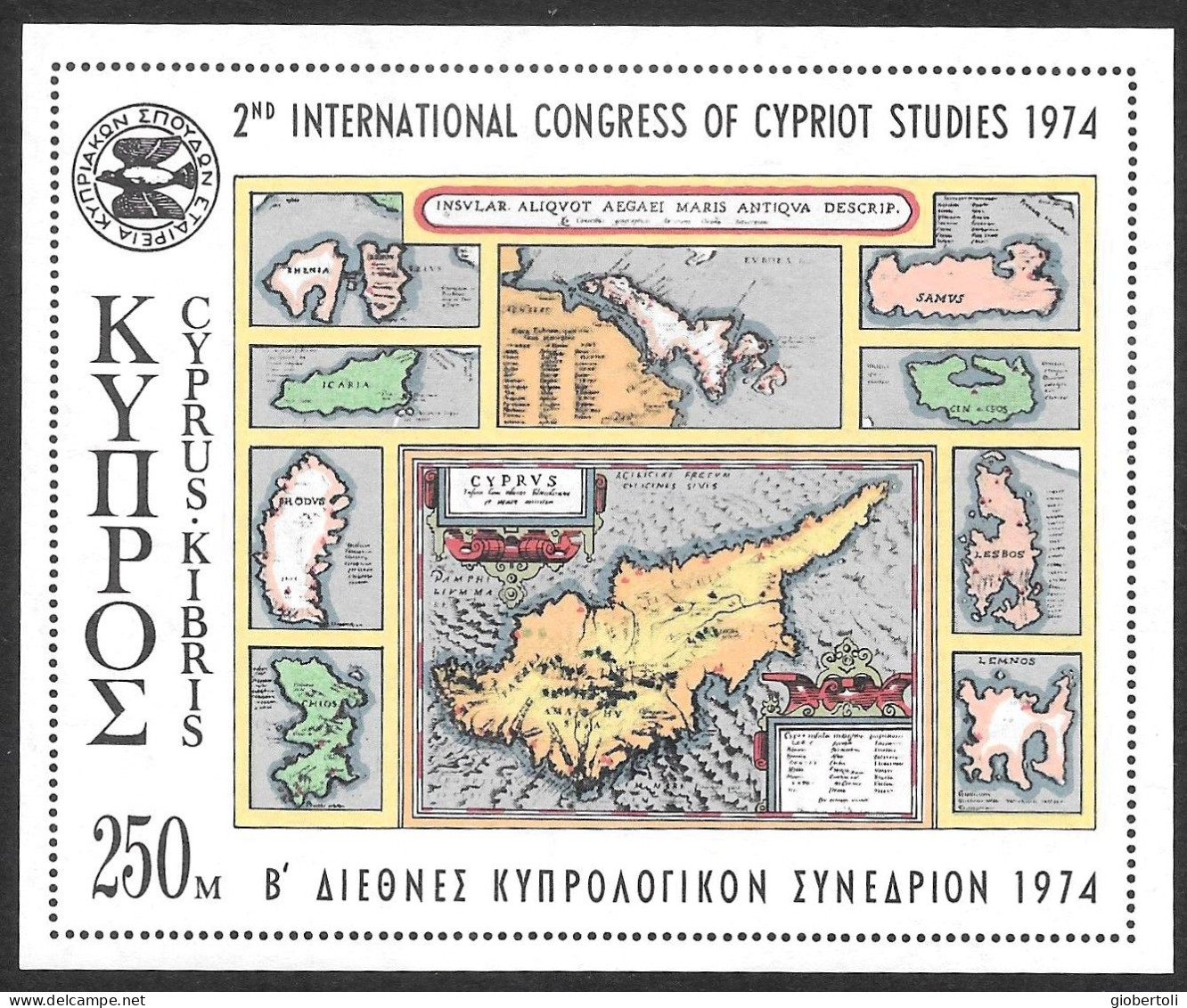 Cipro/Cyprus/Chypre: Mappa, Map, Carte - Geografía