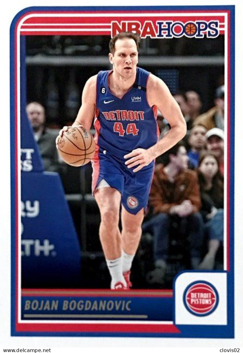 193 Bojan Bogdanovic - Detroit Pistons - Carte Panini 2023-2024 NBA Hoops Base Cards - Altri & Non Classificati