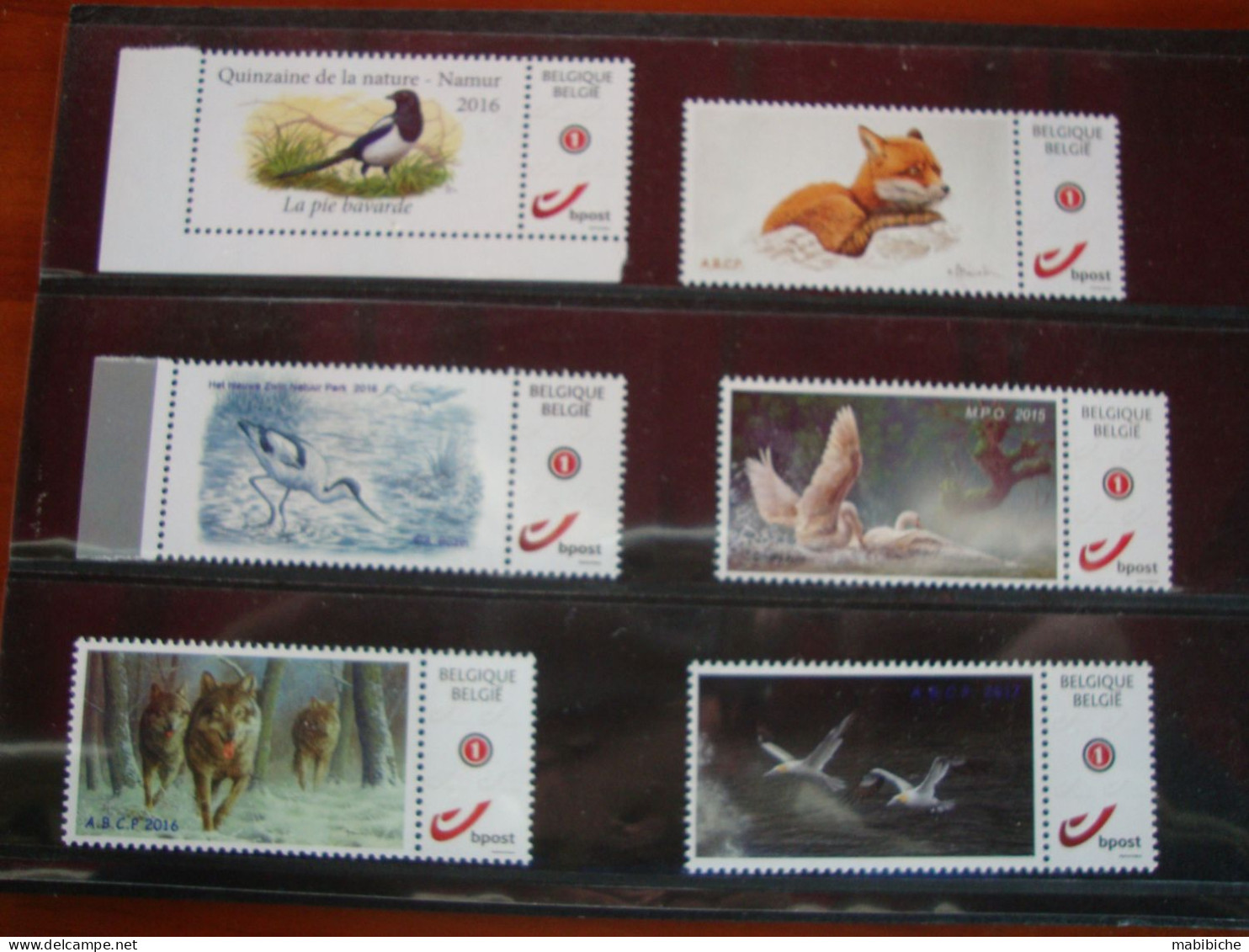 15 My-stamps Différents D'André Buzin. - Nuevos