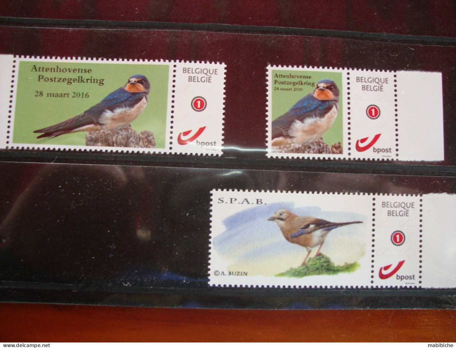 15 My-stamps Différents D'André Buzin. - Nuevos