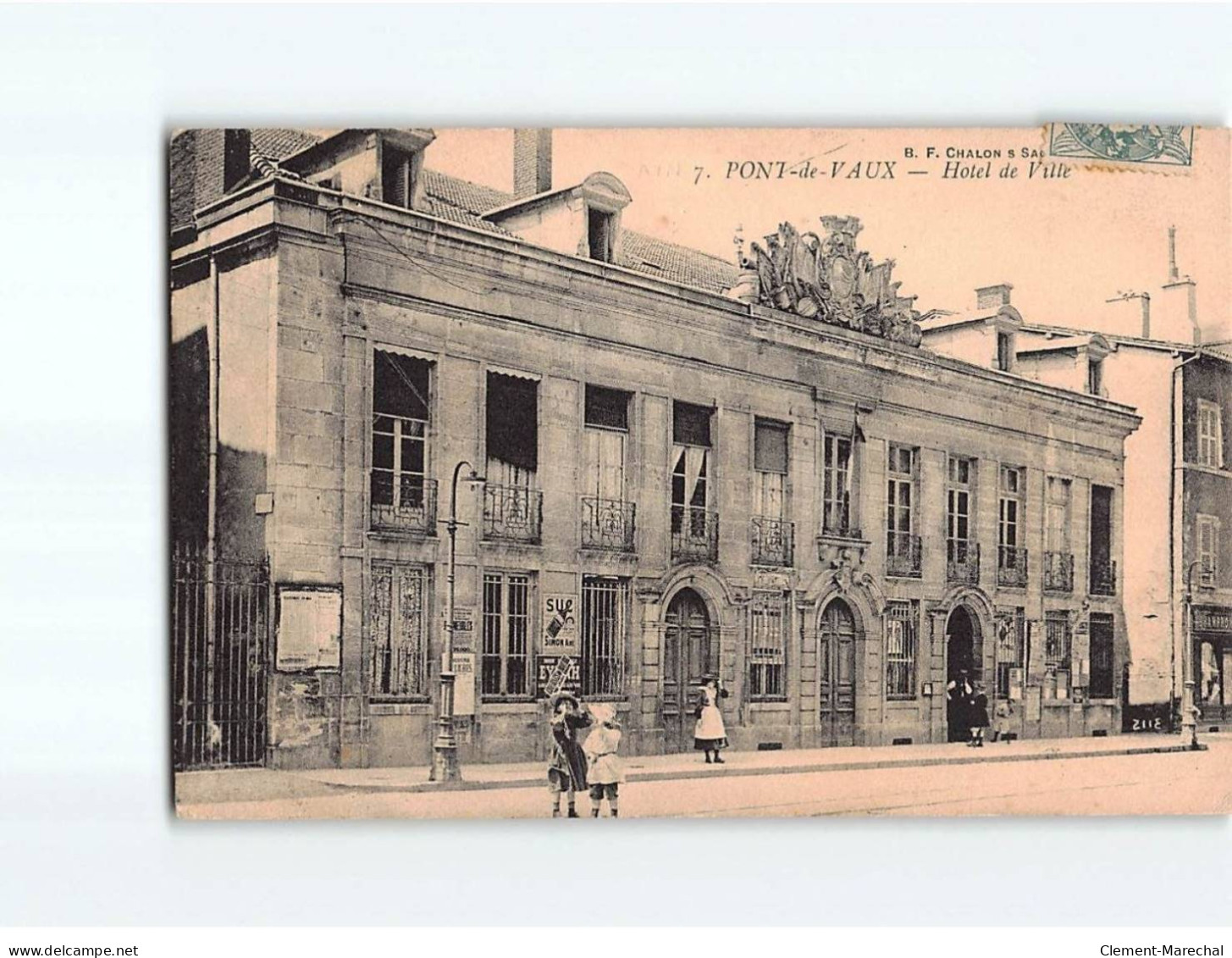 PONT DE VAUX : Hôtel De Ville - état - Pont-de-Vaux