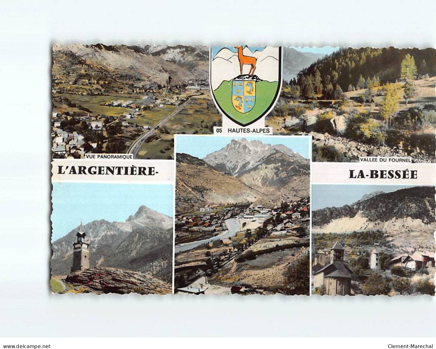 L'ARGENTIERE LA BESSEE : Carte Souvenir, Vue Panoramique, Vallée Du Fournel - Très Bon état - L'Argentiere La Besse