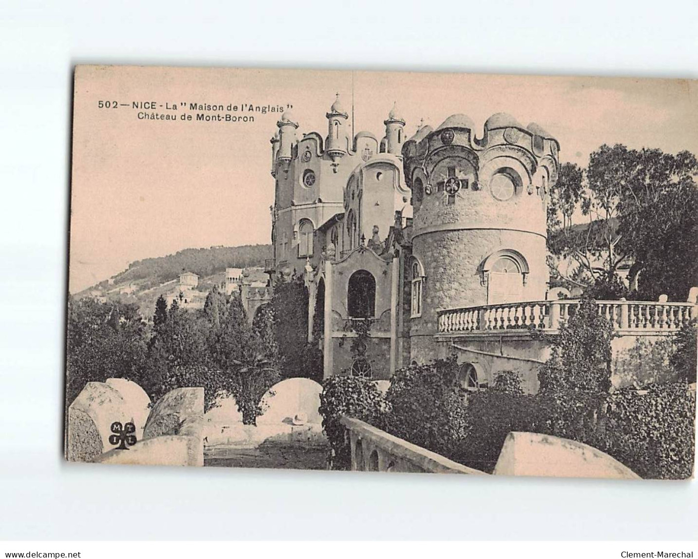 NICE : La Maison De L'Anglais, Château De Mont-Boron - Très Bon état - Monuments, édifices