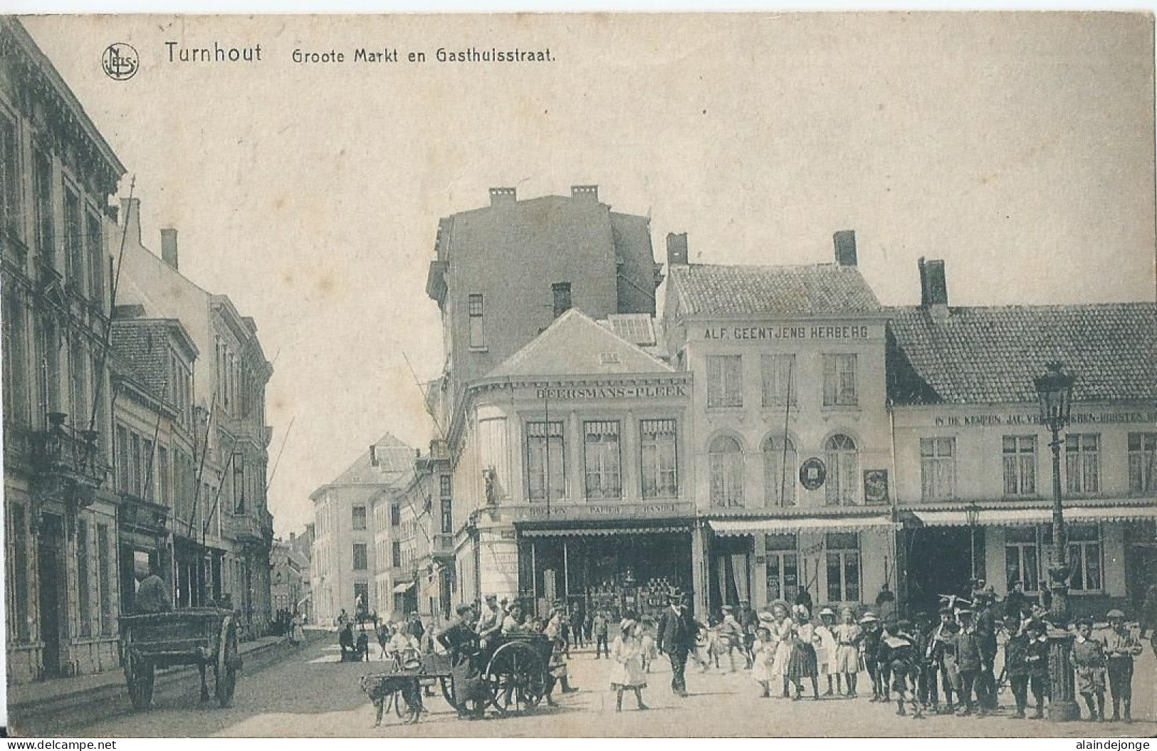 Turnhout - Groote Markt En Gasthuisstraat - 1921 - Turnhout