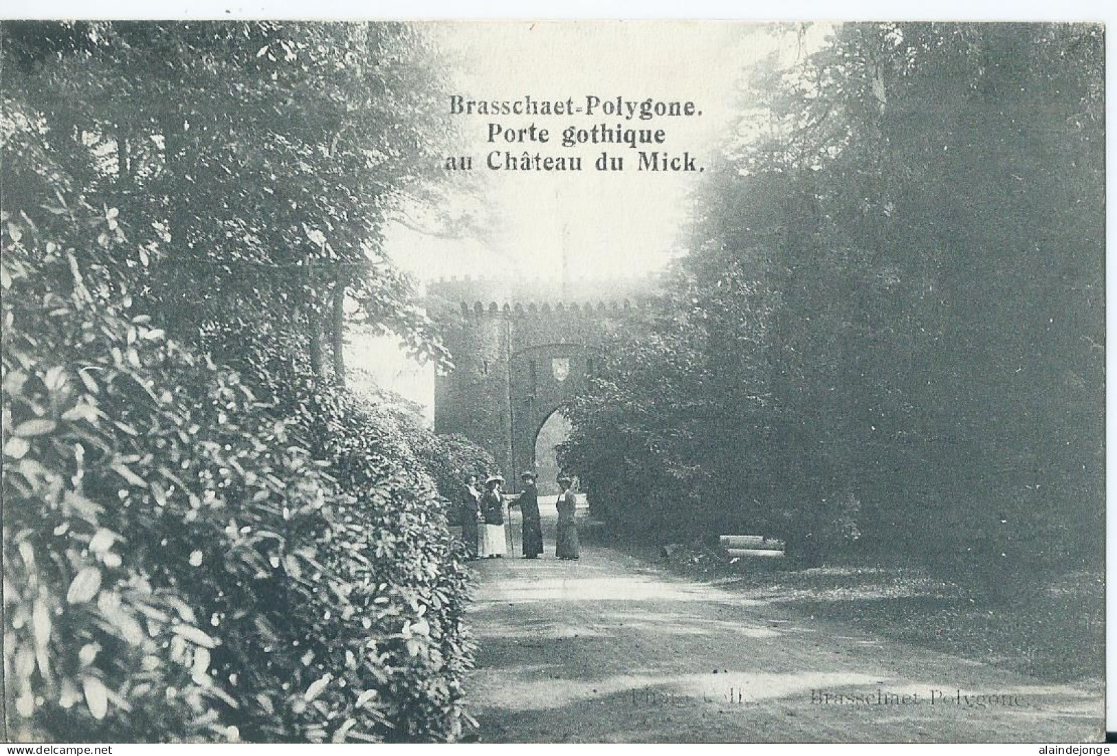 Brasschaat - Brasschaet - Porte Gothique Au Château De Mick - 1919 - Brasschaat