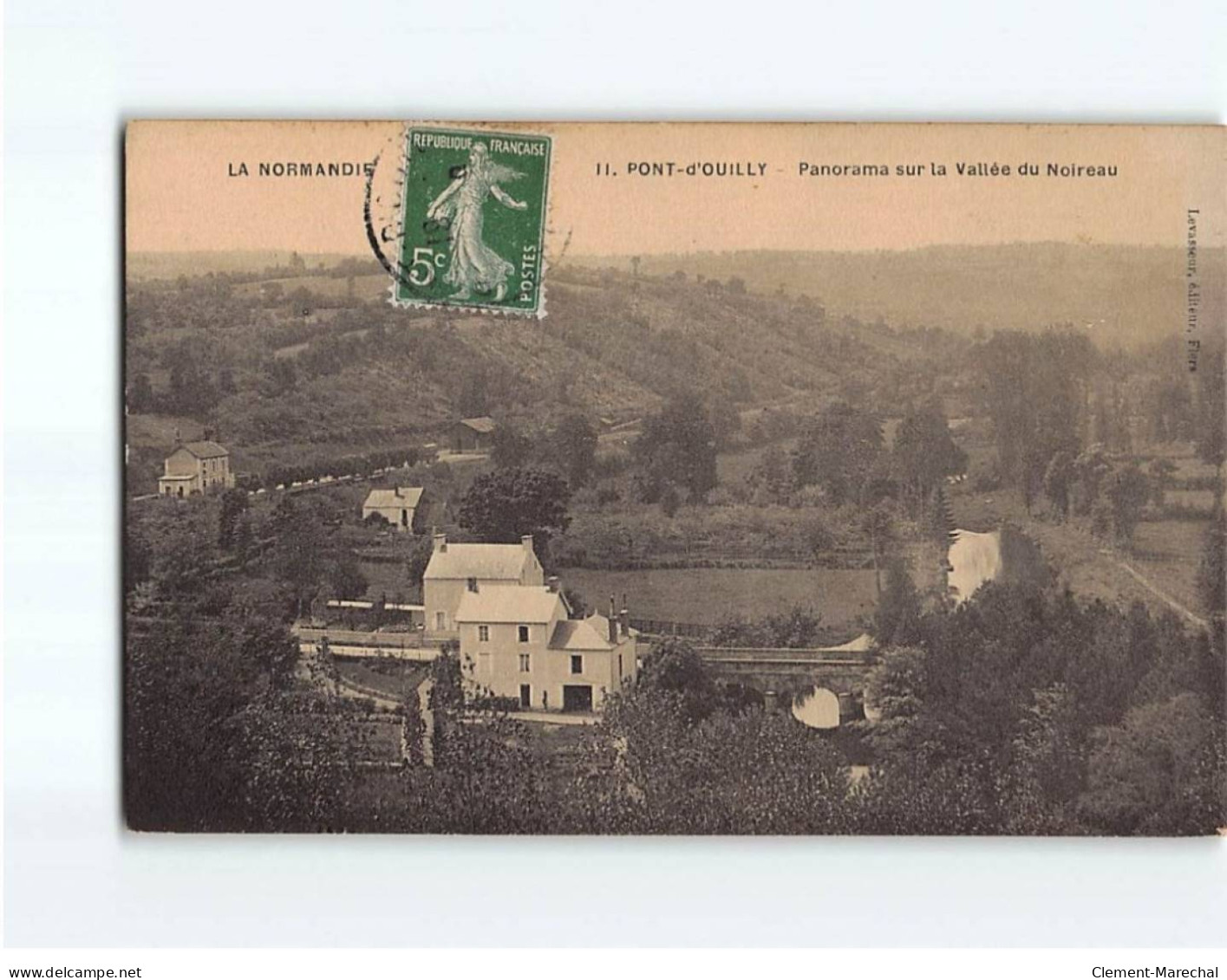 PONT D'OUILLY : Panorama Sur La Vallée Du Noireau - Très Bon état - Pont D'Ouilly