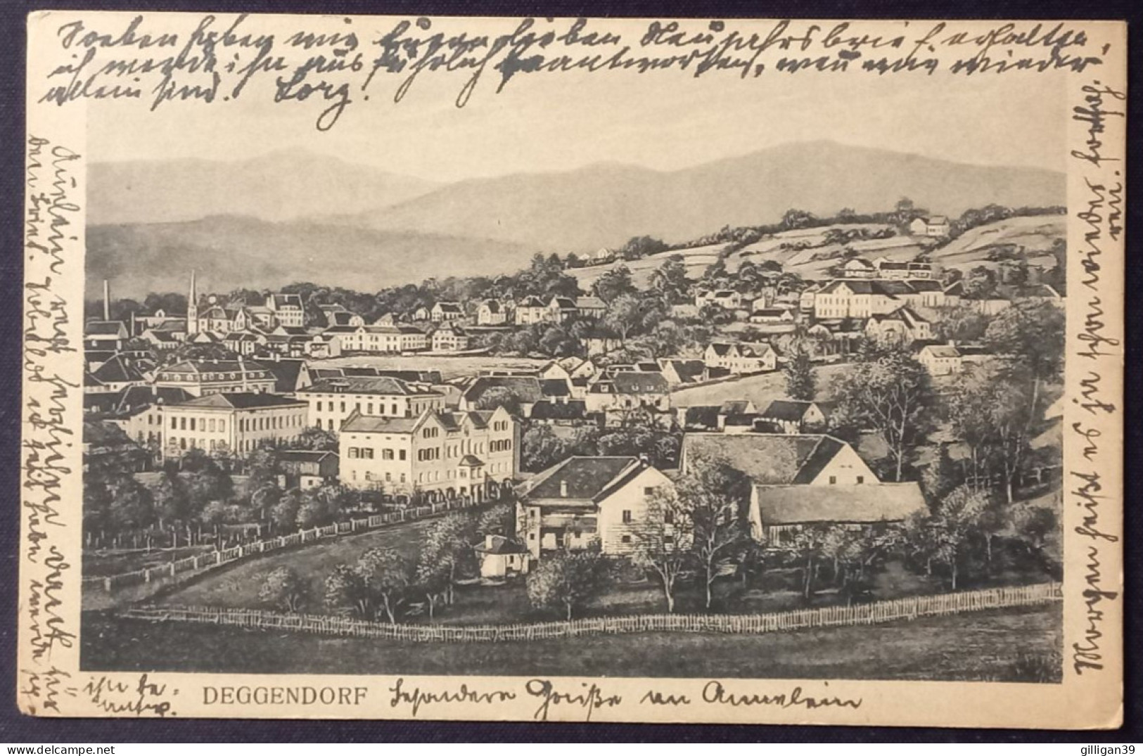 Ansichtskarte DEGGENDORF, 1921 Gelaufen - Deggendorf