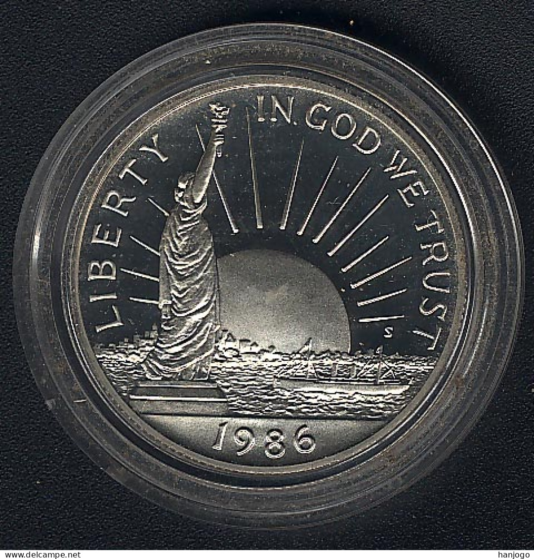 USA, 1/2 Dollar 1986 S, Proof - Ohne Zuordnung