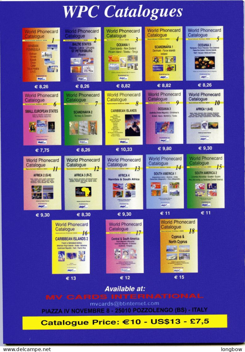 Word Phonecard Catalogue Russian Series 1 - Libros & Cds