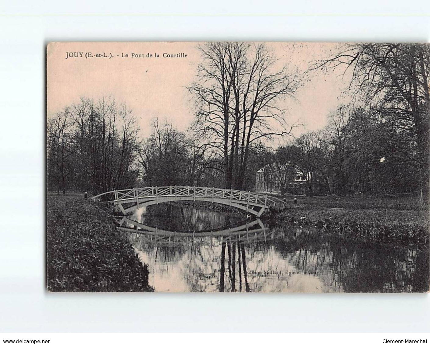JOUY : Le Pont De La Courtille - état - Jouy