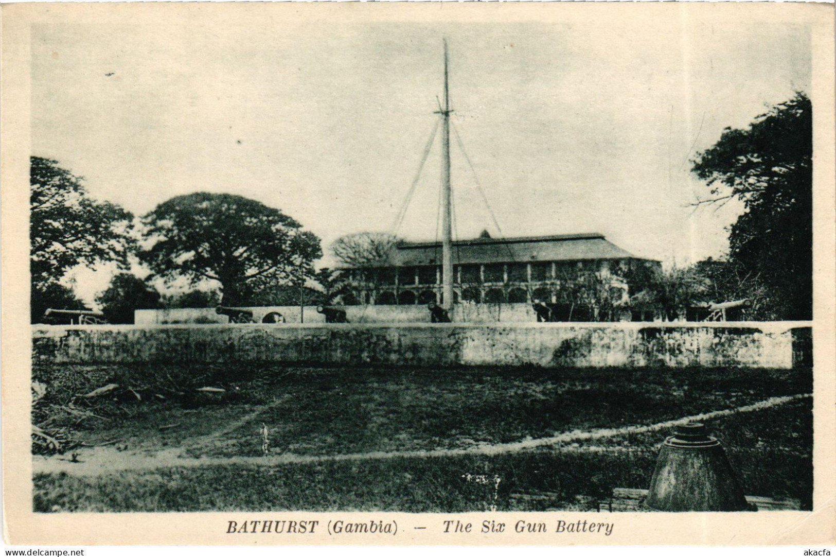 PC GAMBIA BATHURST THE SIX GUN BATTERY (a53767) - Gambia