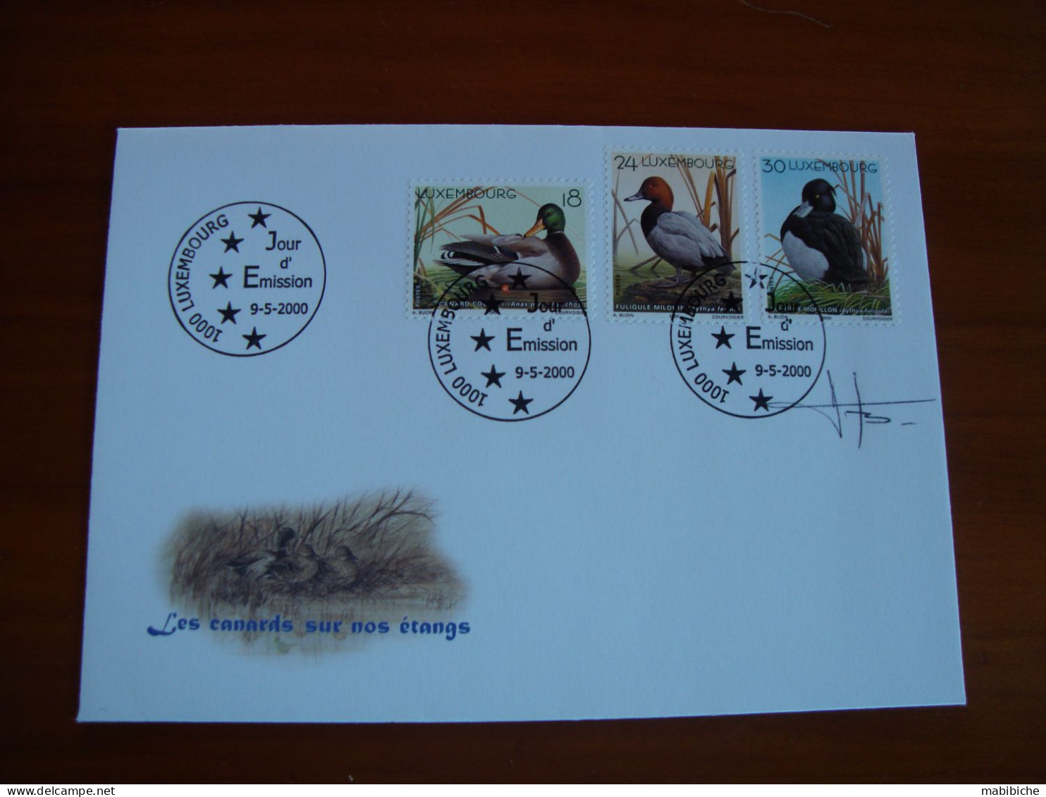 Séries De Timbres Du Luxembourg. - 1985-.. Vogels (Buzin)