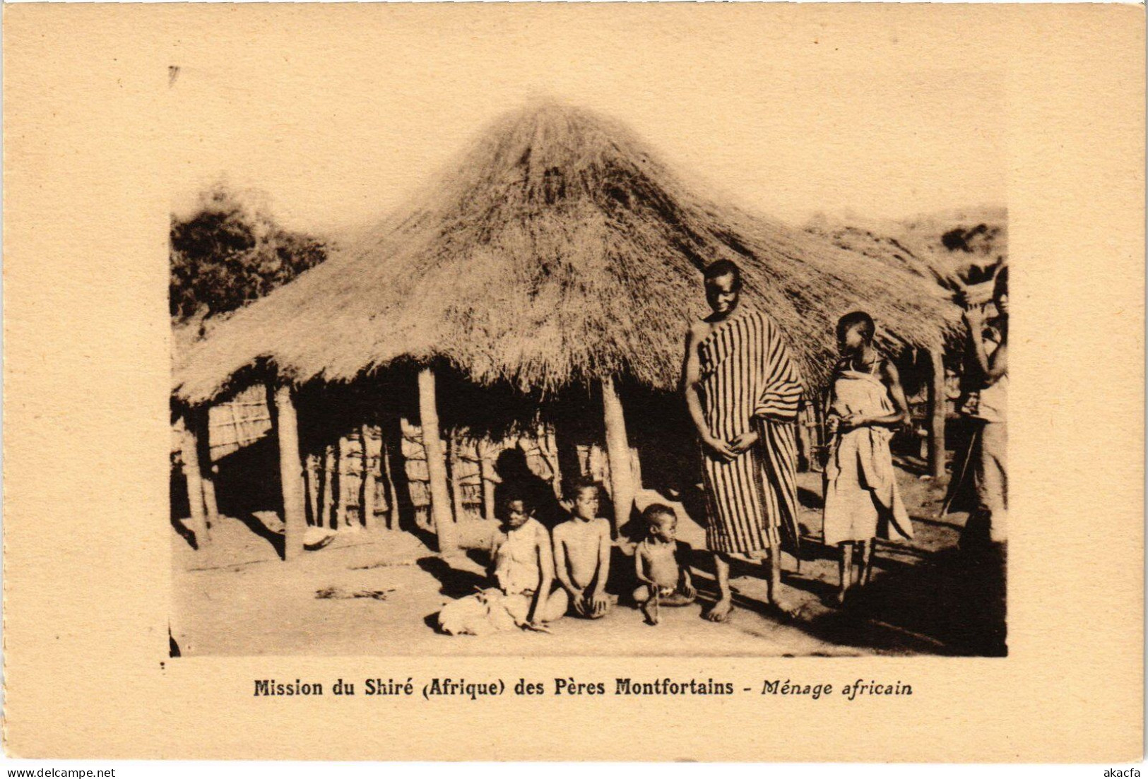 PC MALAWI MISSION DU SHIRÉ MÉNAGE AFRICAIN MISSIONARIES (a53647) - Malawi