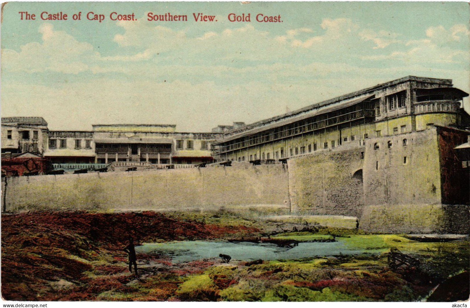 PC GOLD COAST GHANA CASTLE OF CAP COAST SOUTHERN VIEW (a53357) - Ghana - Gold Coast