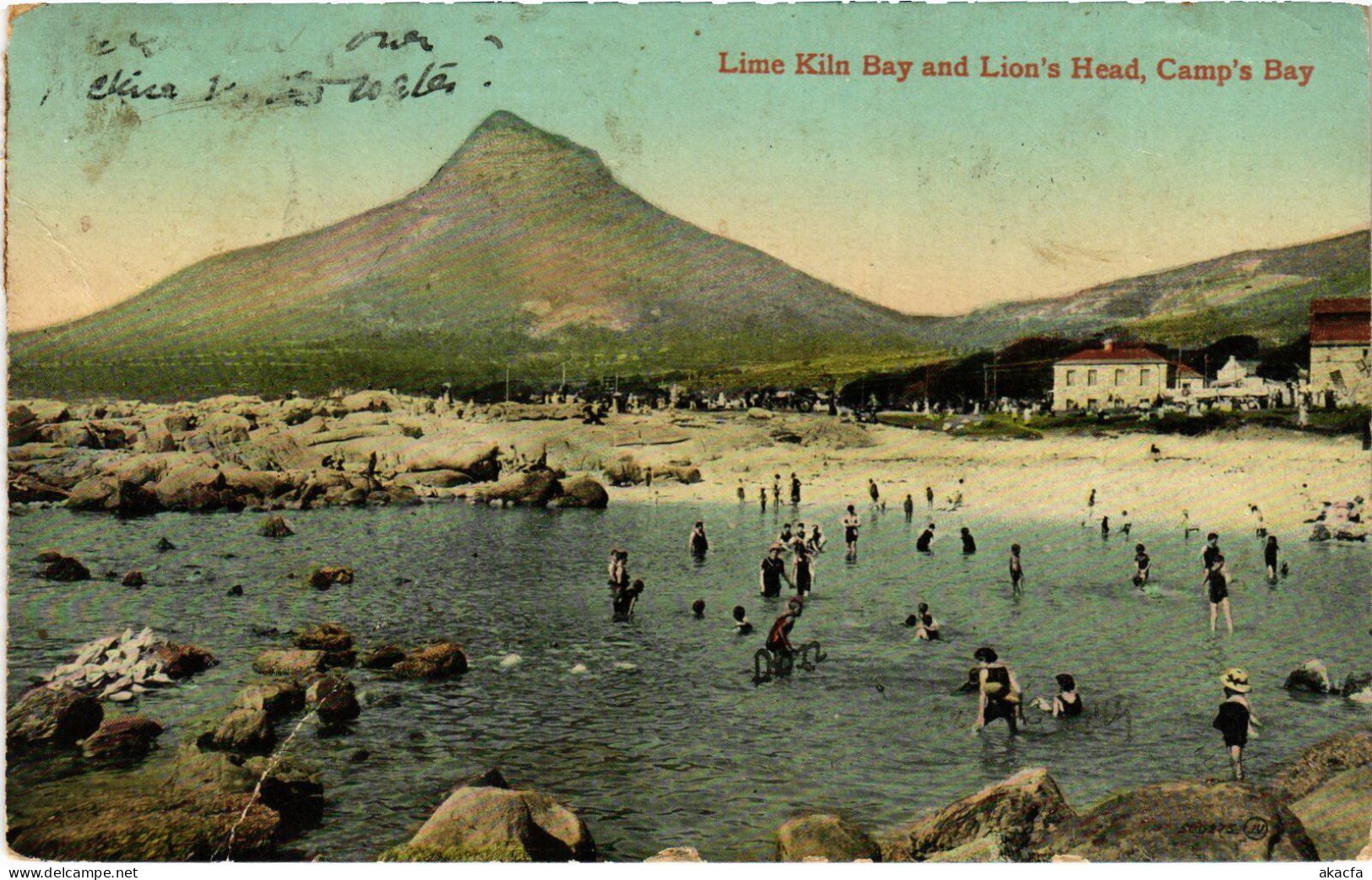 PC SOUTH AFRICA CAMP'S BAY LIME KILN BAY AND LION'S HEAD (a53120) - South Africa