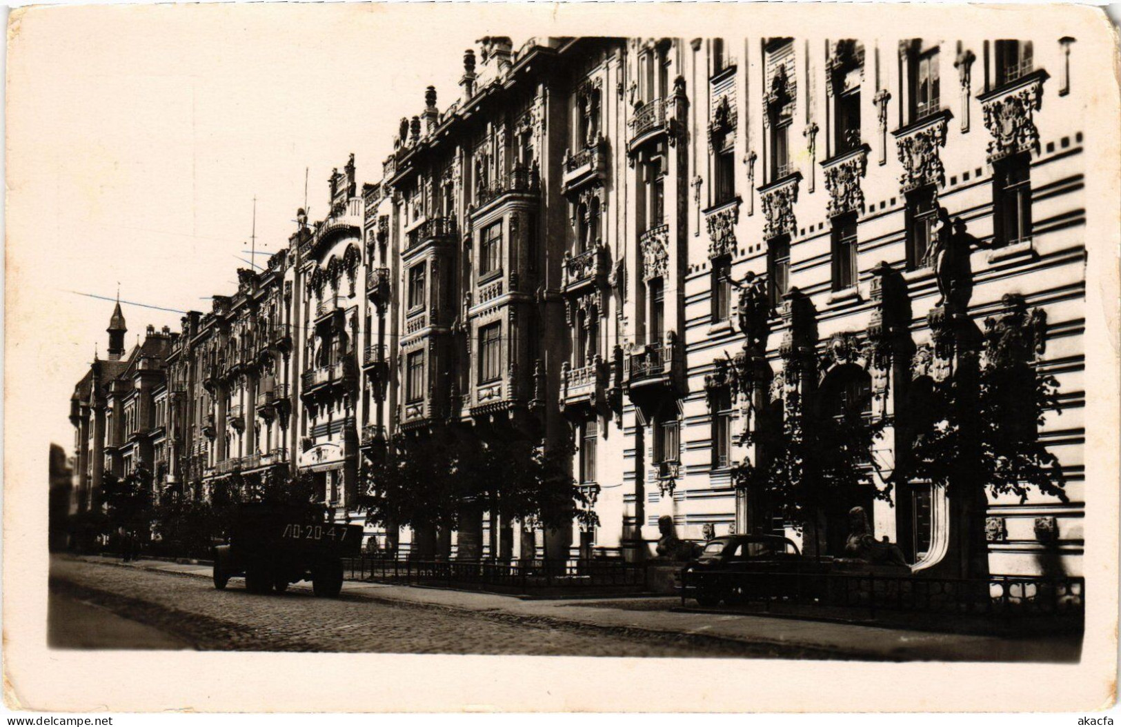 PC LATVIA RIGA FRICH GAILA STREET REAL PHOTO POSTCARD (a53078) - Lettland