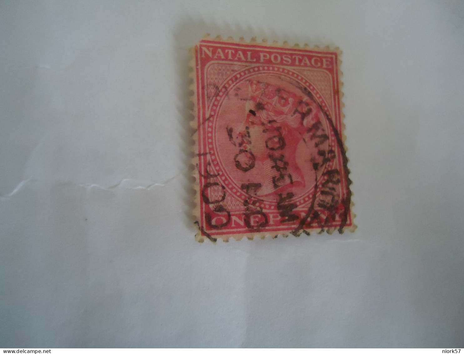 NATAL   USED STAMPS VICTORIA WITH POSTMARK 1900 - Natal (1857-1909)