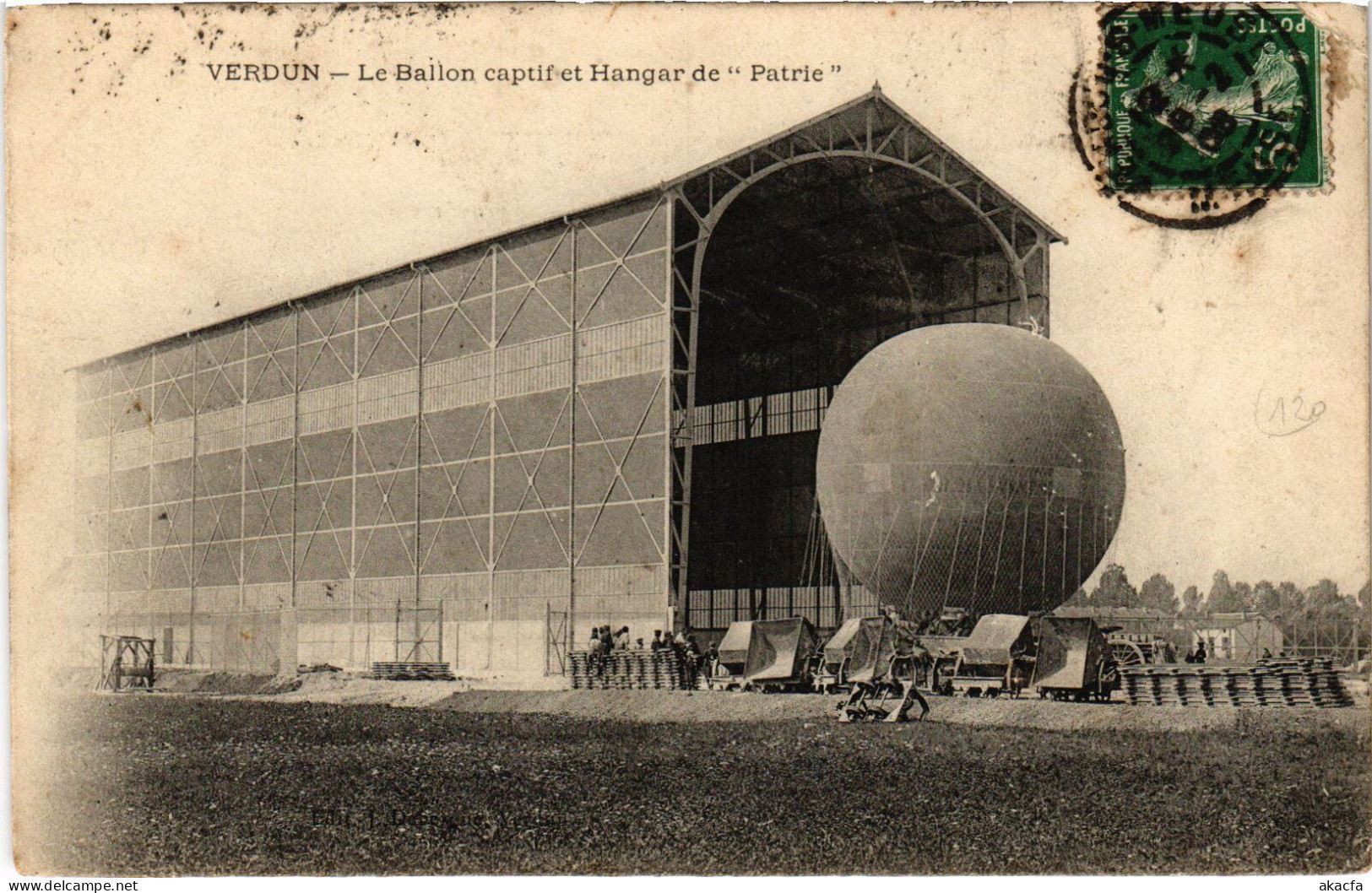 PC AVIATION BALLOON CAPTIF HANGAR DE PATRIE (a54210) - Luchtballon