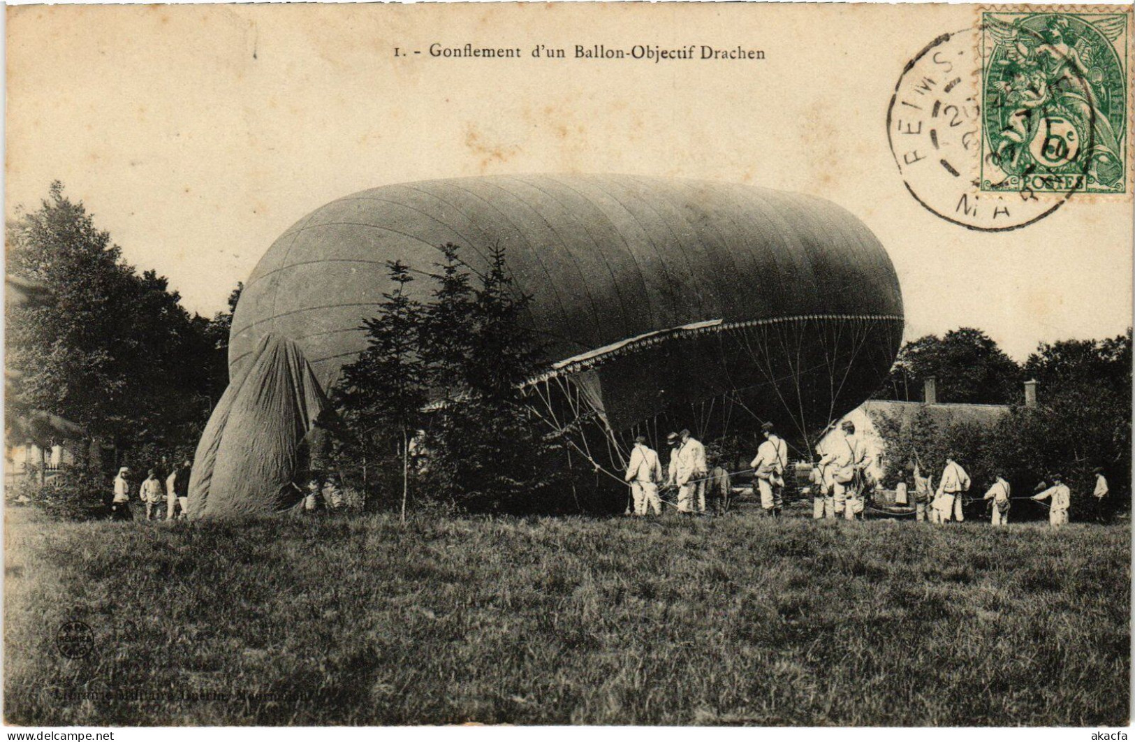 PC AVIATION BALLOON OBJECTIF DRACHEN GONFLEMENT (a54105) - Montgolfières