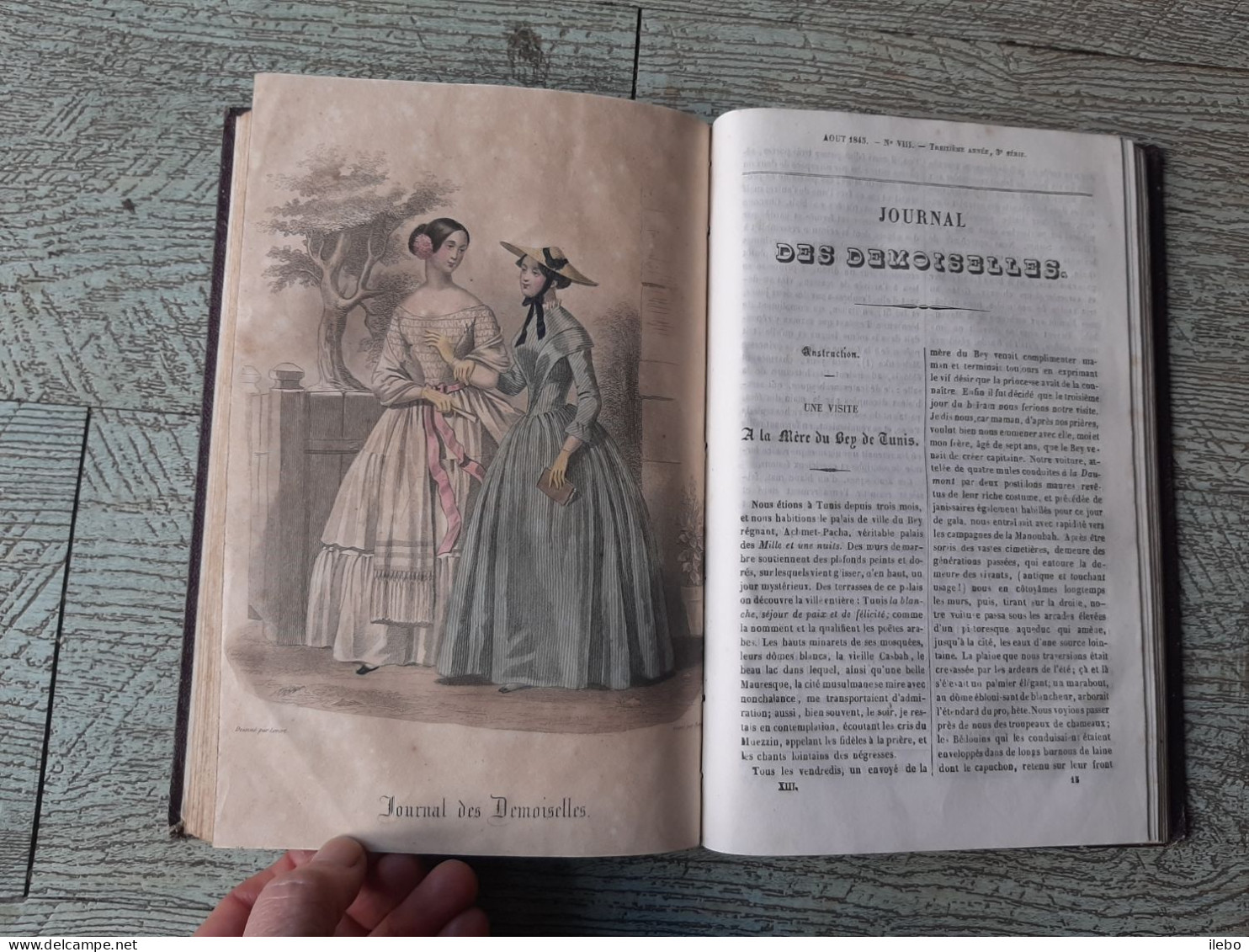 Journal Des Demoiselles 1845 Gravures De Mode Romans Mahomet Madère Fées - Mode
