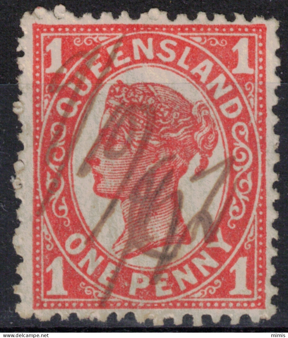 QUEENSLAND        1897-1900     N° 78  Oblitération Plume - Usados