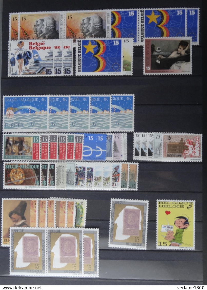 lot de timbres en BEF pour faciale : 16.626 BEF soit 412,15 euros : départ à 100 euros soit moins de 25% de la faciale