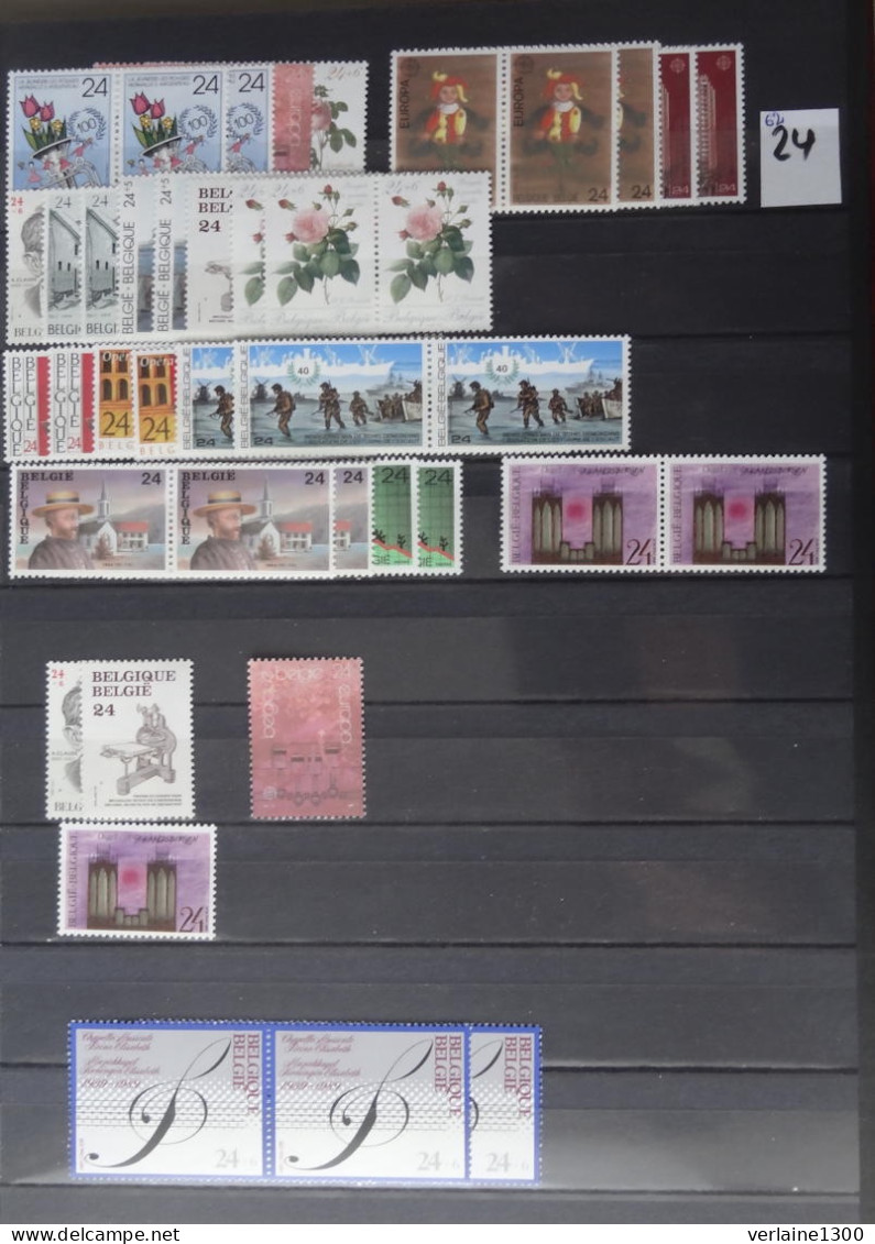 lot de timbres en BEF pour faciale : 16.626 BEF soit 412,15 euros : départ à 100 euros soit moins de 25% de la faciale