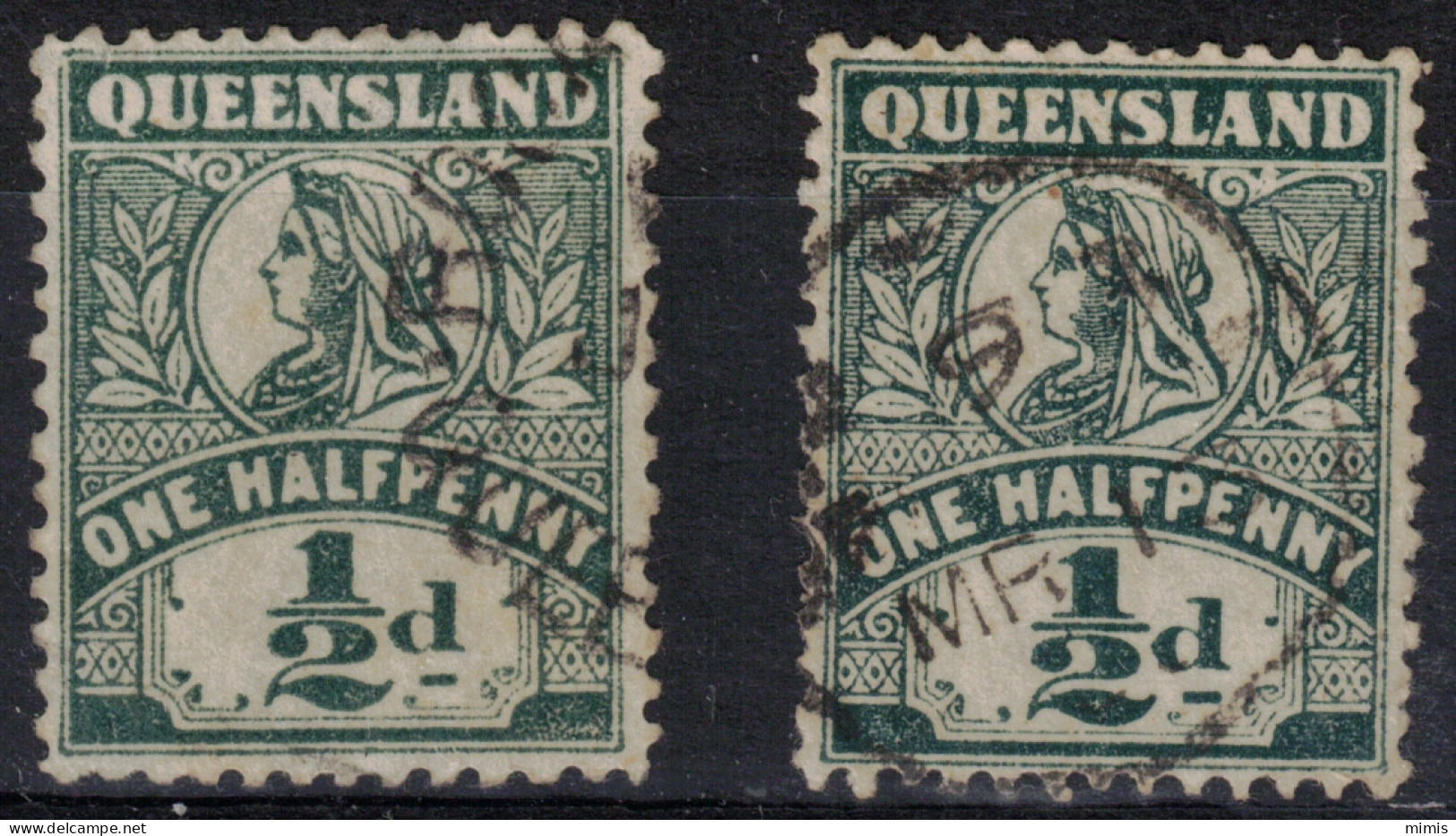QUEENSLAND        1899     N° 88 X 2  Oblitérés - Usati