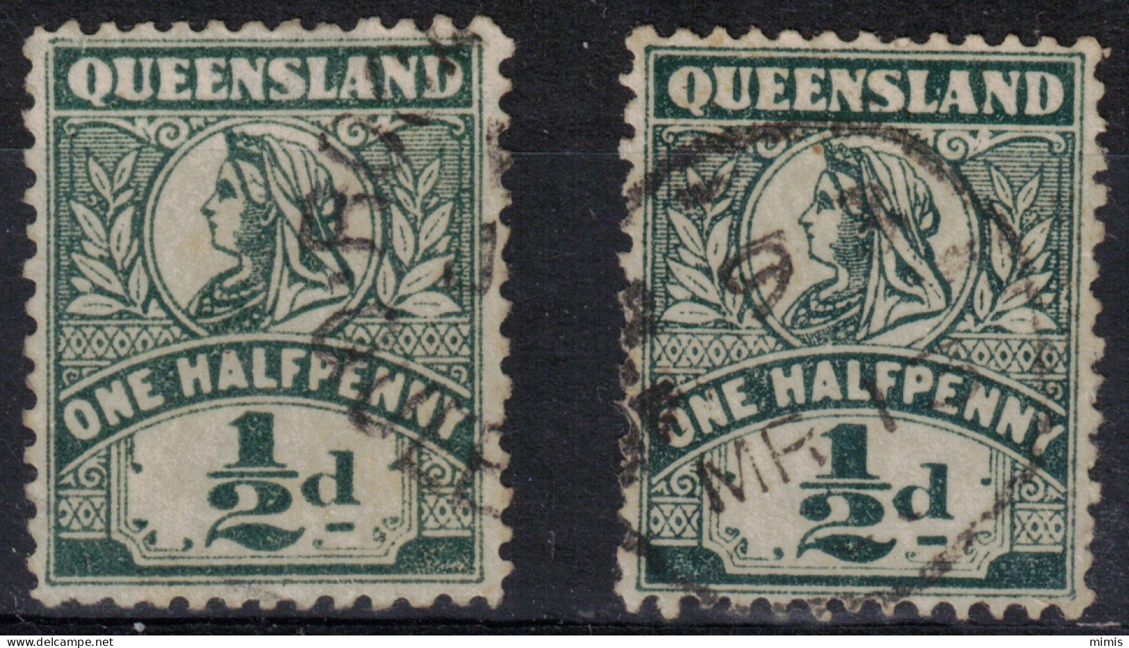 QUEENSLAND        1899     N° 88 X 2  Oblitérés - Gebruikt