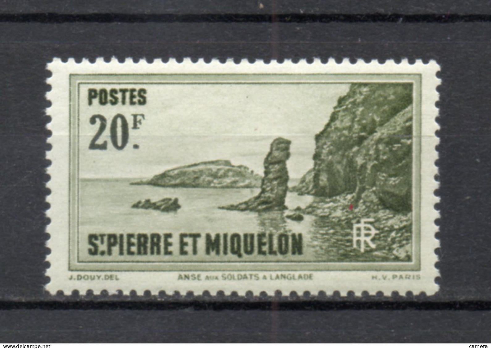 SAINT PIERRE ET MIQUELON N° 188   NEUF SANS CHARNIERE COTE  4.50€   PAYSAGE - Nuevos