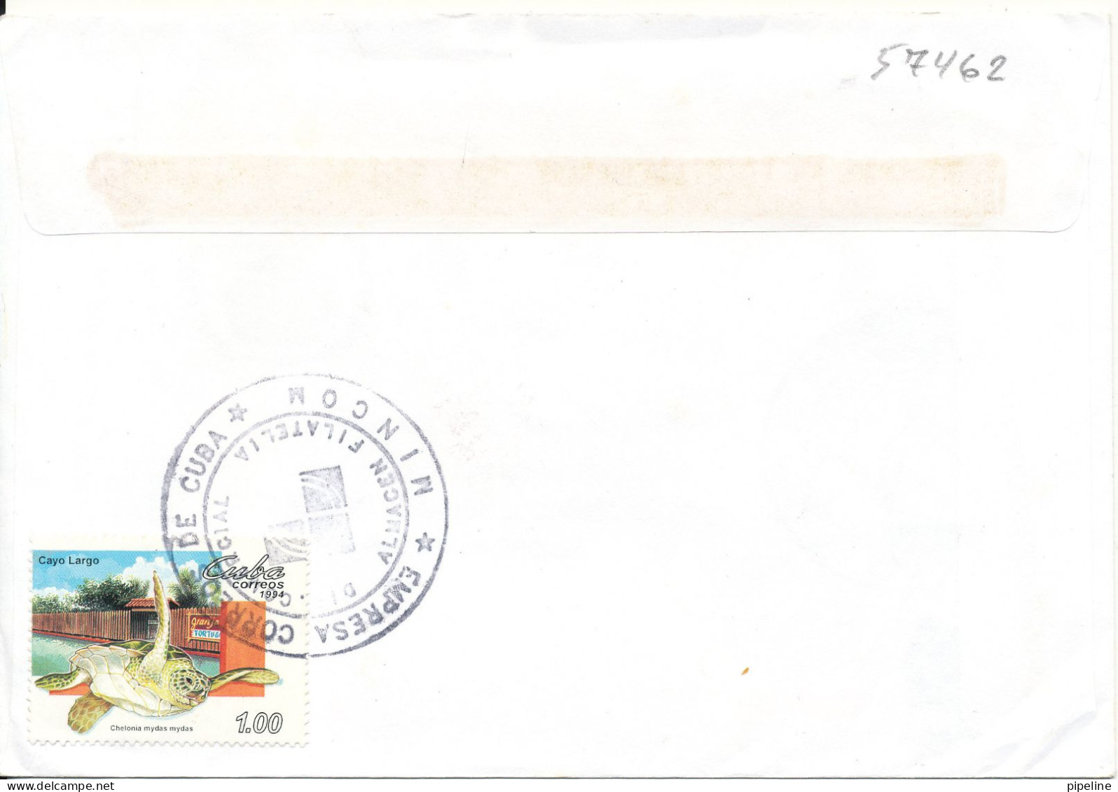 Cuba Registered FDC 2-12-2002 Uprated And Sent To Germany With Topic Stamp On The Backside Of The Cover - FDC