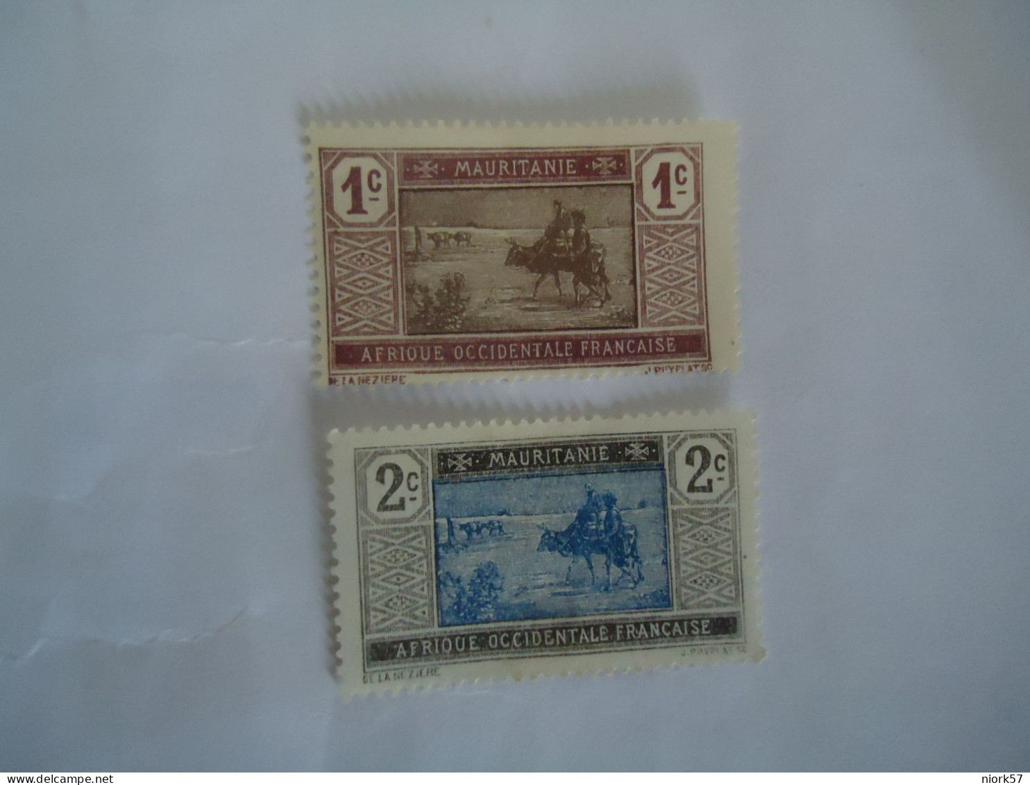 MAURITANIA  MLN 2  STAMPS COW - Mauritanie (1960-...)