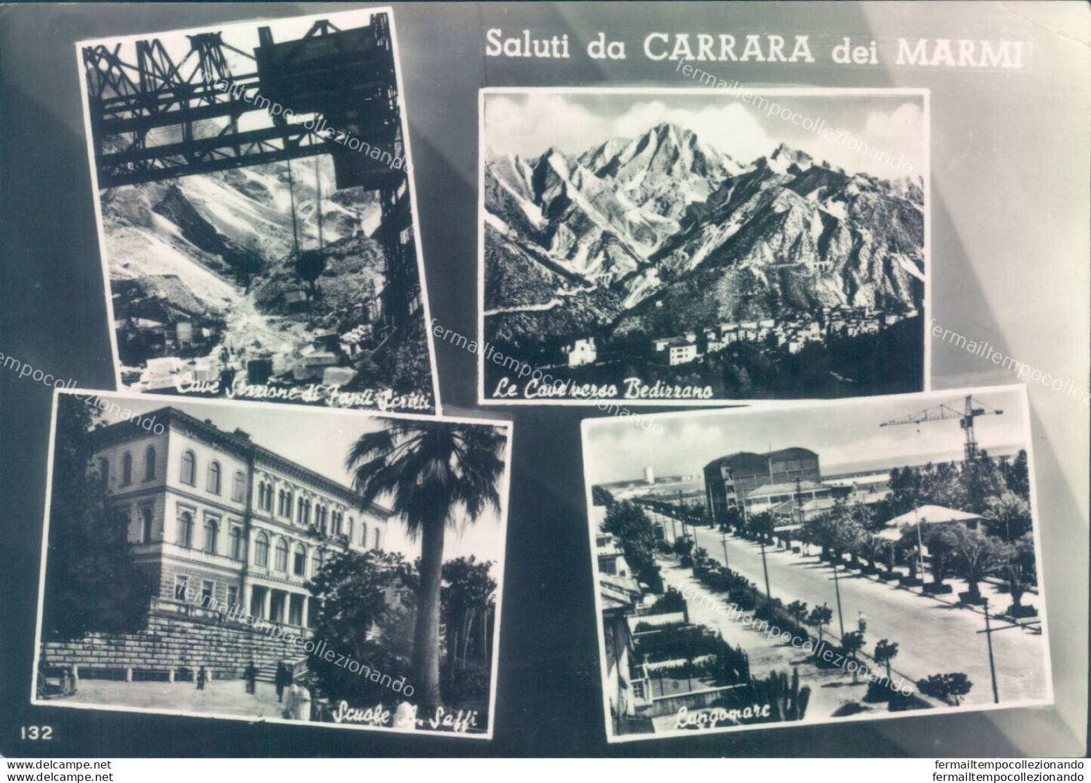 V213 Cartolina Saluti Da Carrara Dei Marmi  Provincia Di Massa - Massa