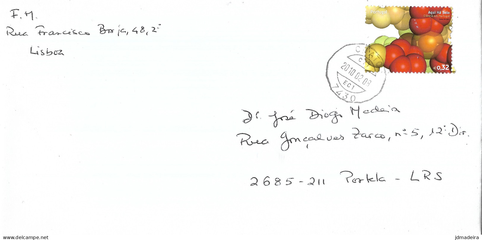 Portugal Cover CRATO Cancel - Covers & Documents