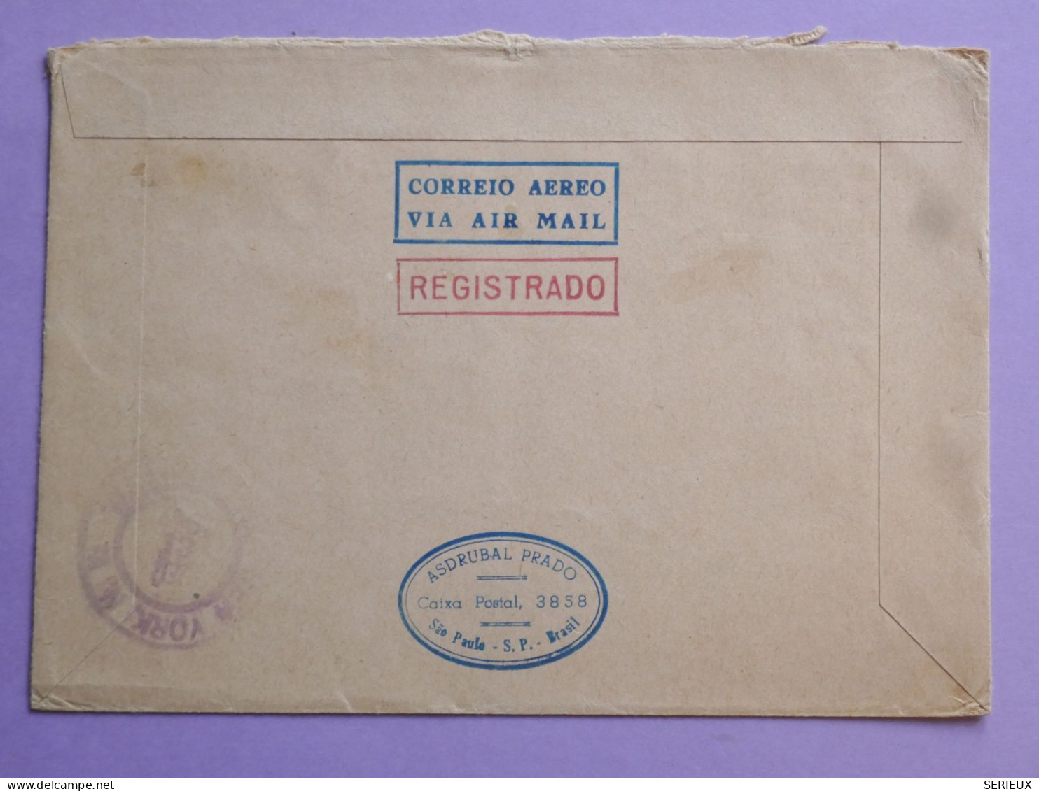 DL 19 BRAZIL  BELLE LETTRE  ENV.  1930 A NEW YORK  +  +AFF. INTERESSANT+ - Lettres & Documents