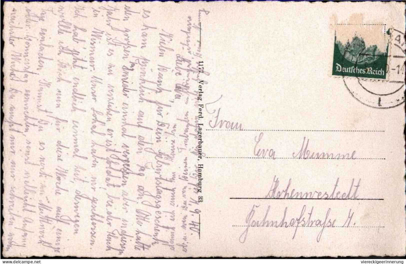 ! 1940 Ansichtskarte, Wismar, Mecklenburg, Kriegerdenkmal - Wismar