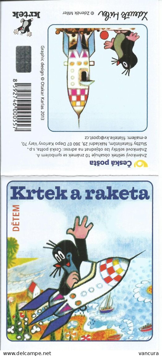 **booklet 766 A,b,c Czech Republic Mole On The Rocket 2017 1st, 2nd And 3rd Edition - Ongebruikt