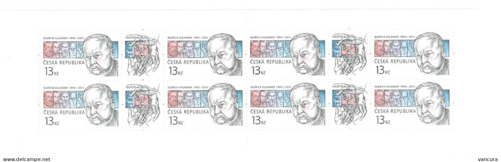 Booklet 831 Czech Republic Oldrich Kulhanek Anniversary 2015 - Unused Stamps