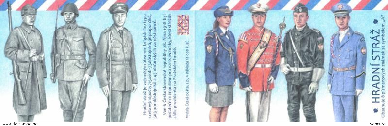 Booklet 1015 Czech Republic Castle Guard 2018 - Timbres
