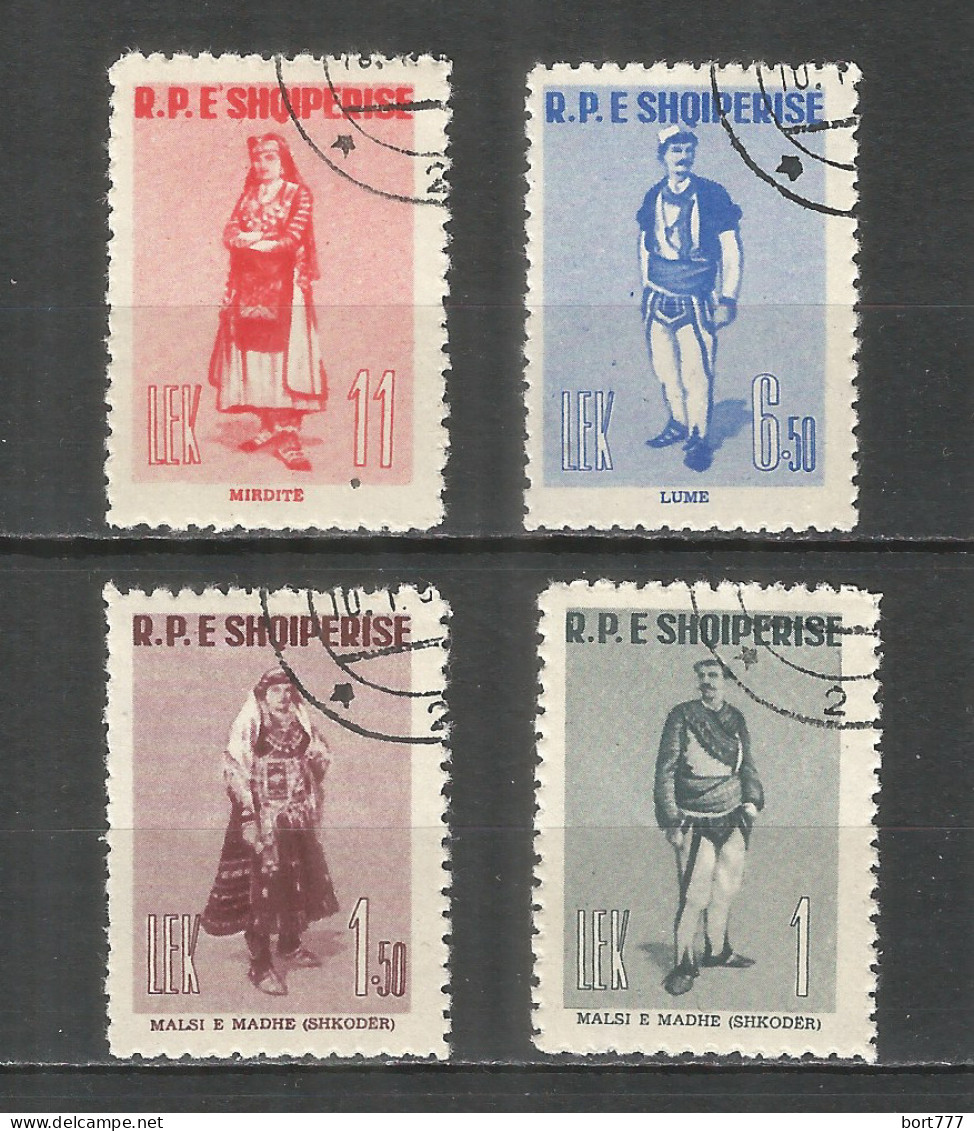 ALBANIA 1961 Used Stamps Mi.# 623-626 - Albania