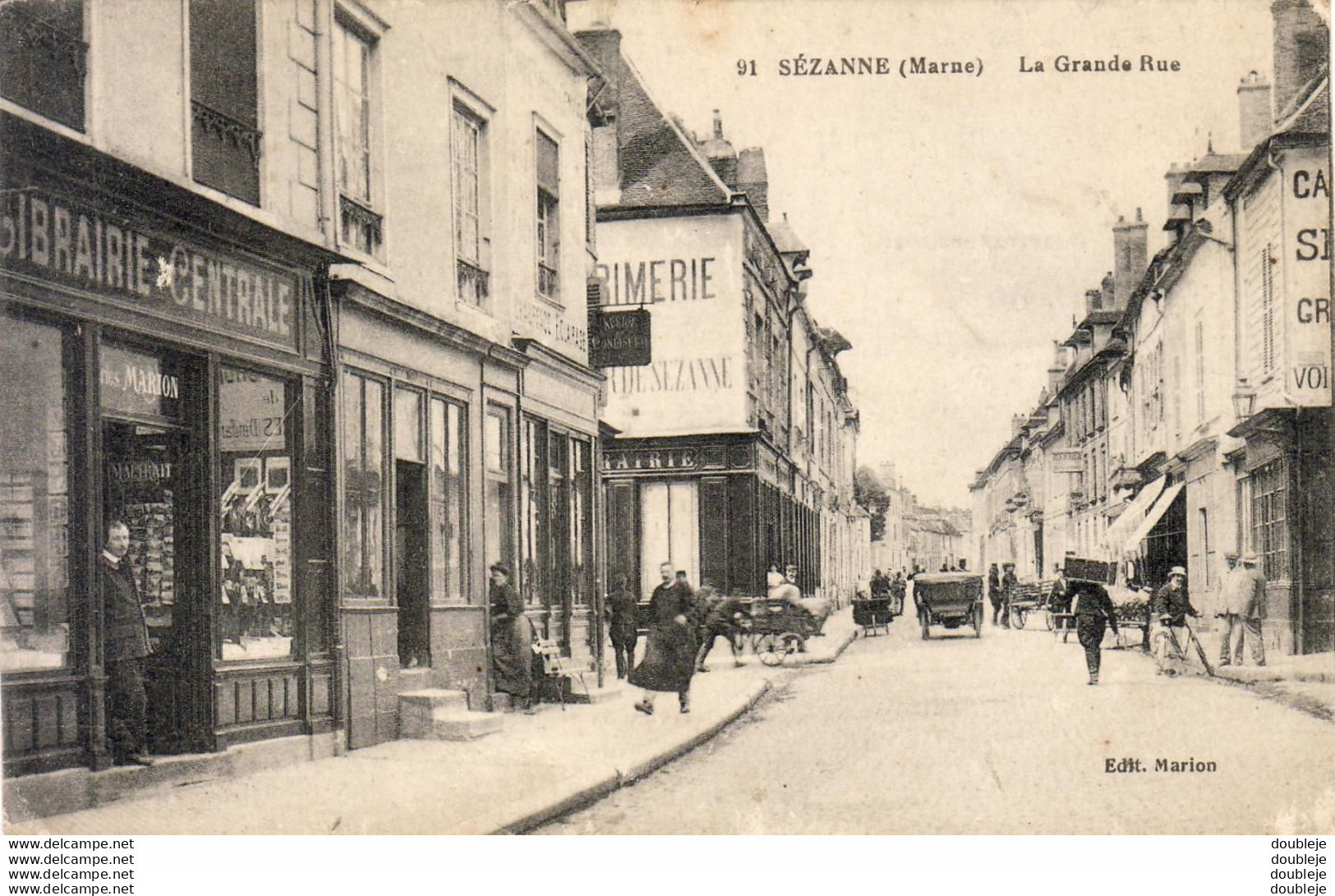 D51  SÉZANNE  ......  LA GRANDE RUE .......... - Sezanne