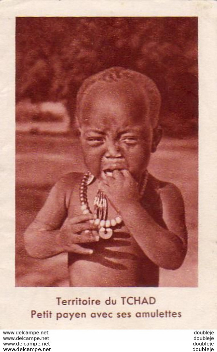 TCHAD  Petit Payen Avec Ses Amulettes  Calendrier 1955 - Klein Formaat: 1941-60