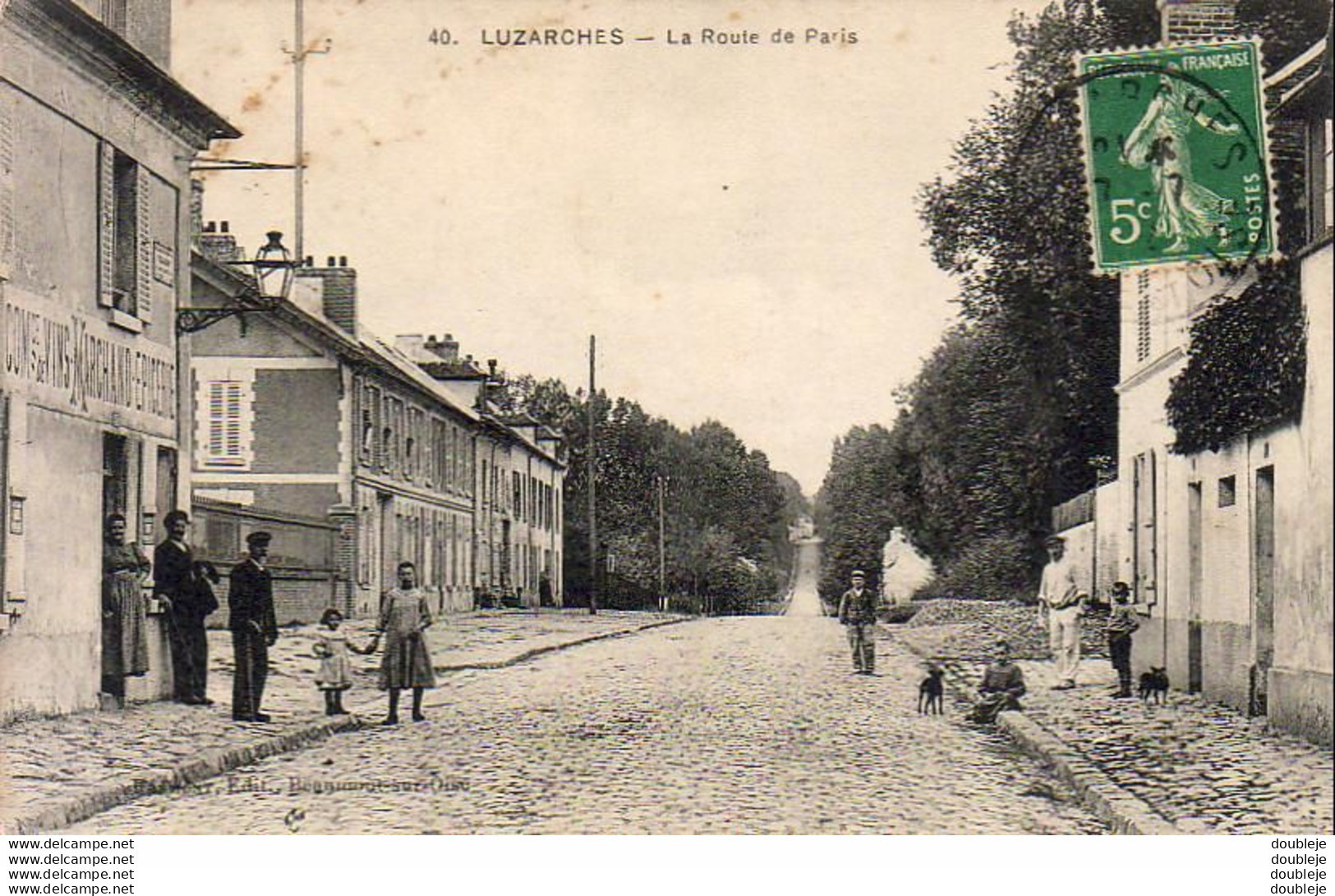 D95  LUZARCHES  La Route De Paris - Luzarches