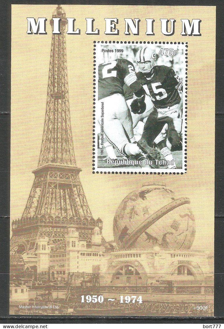 MILLENIUM 1999 Mint Block MNH(**) Sport - Vignettes De Fantaisie