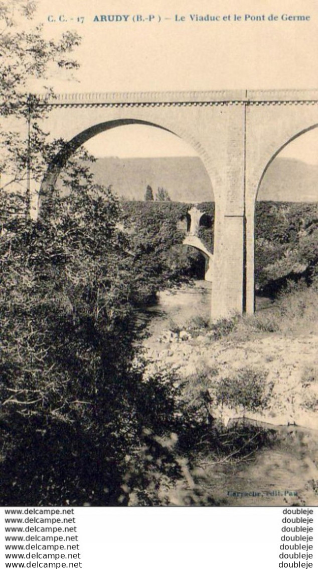 D64  ARUDY  Le Viaduc Et Le Pont De Germe  ..... - Arudy