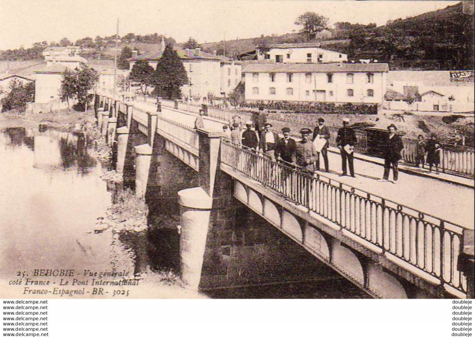 D64  BEHOBIE  Vue Générale Côté France- Le Pont International Franco- Espagnol  ..... - Béhobie