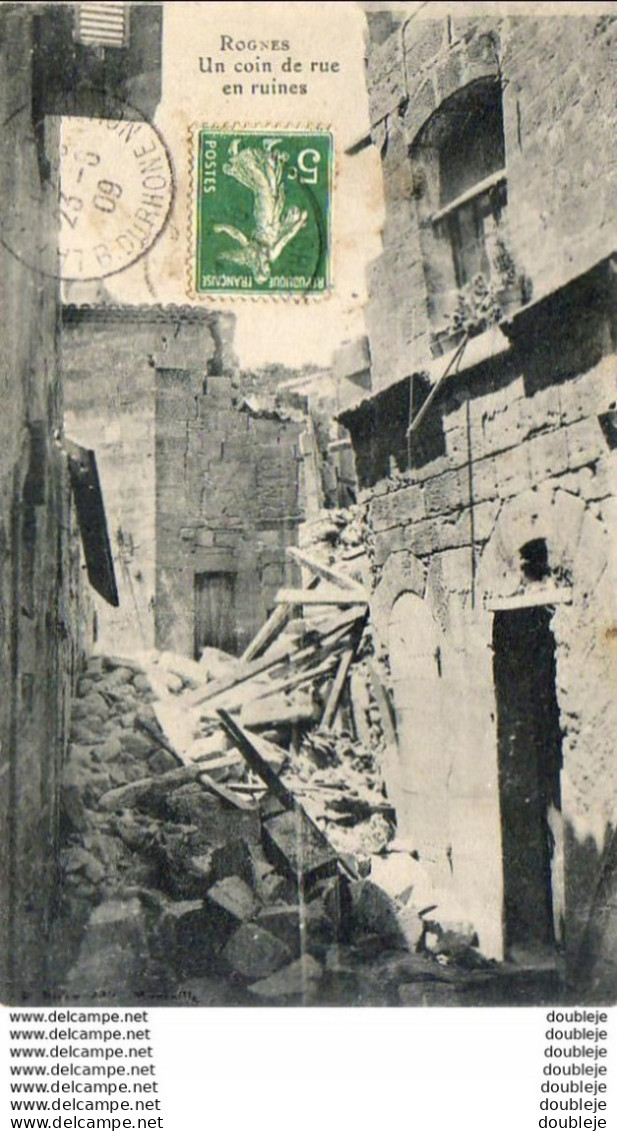 D13 ROGNES  Un Coin De Rue En Ruines  ..... - Lambesc