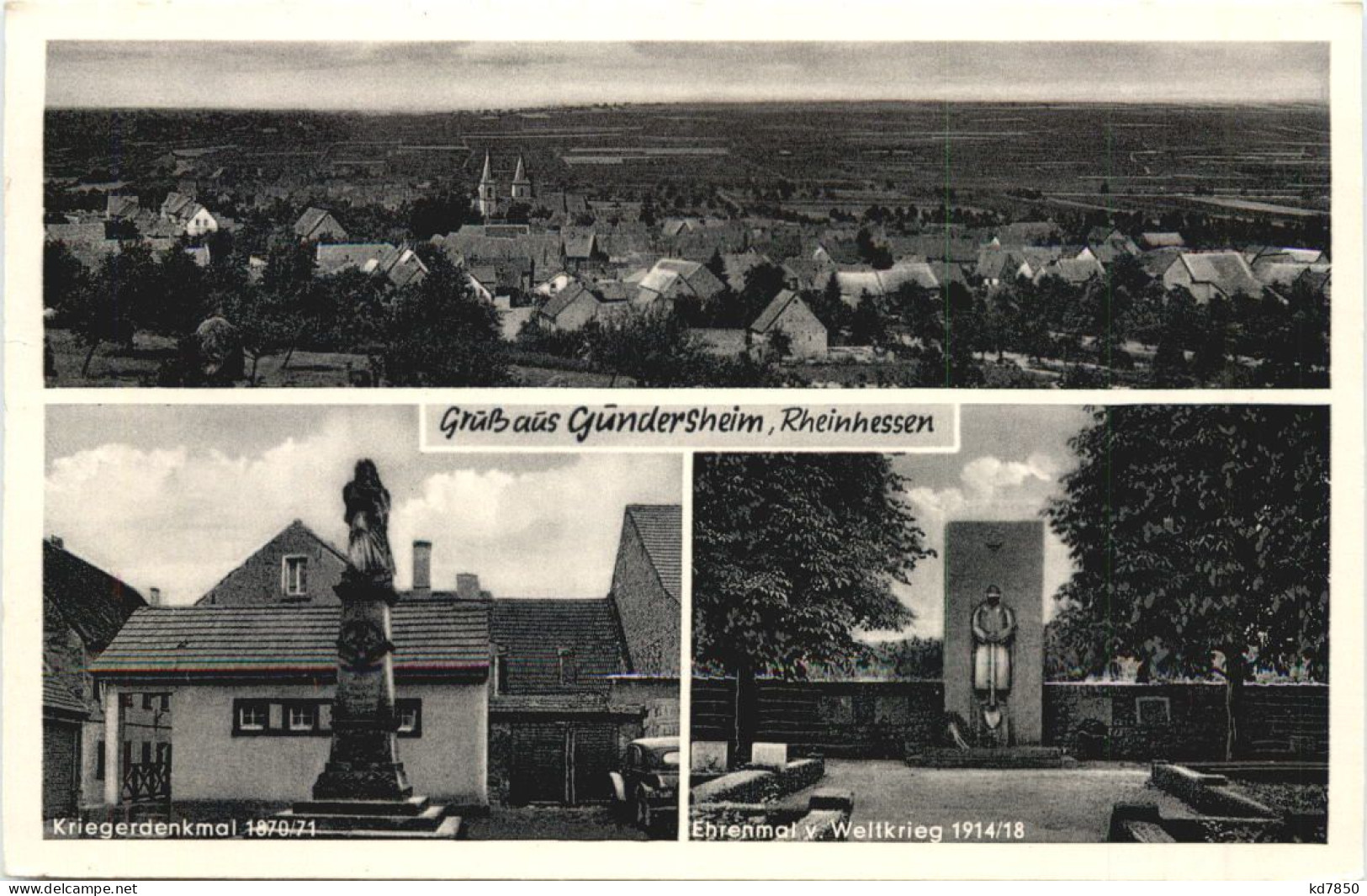 Gruss Aus Gundersheim Rheinhessen - Alzey
